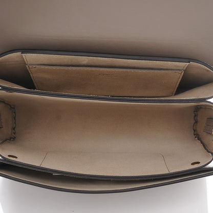 Chloe Suede Calfskin Small Faye Shoulder Bag Motty Grey 5 of 6