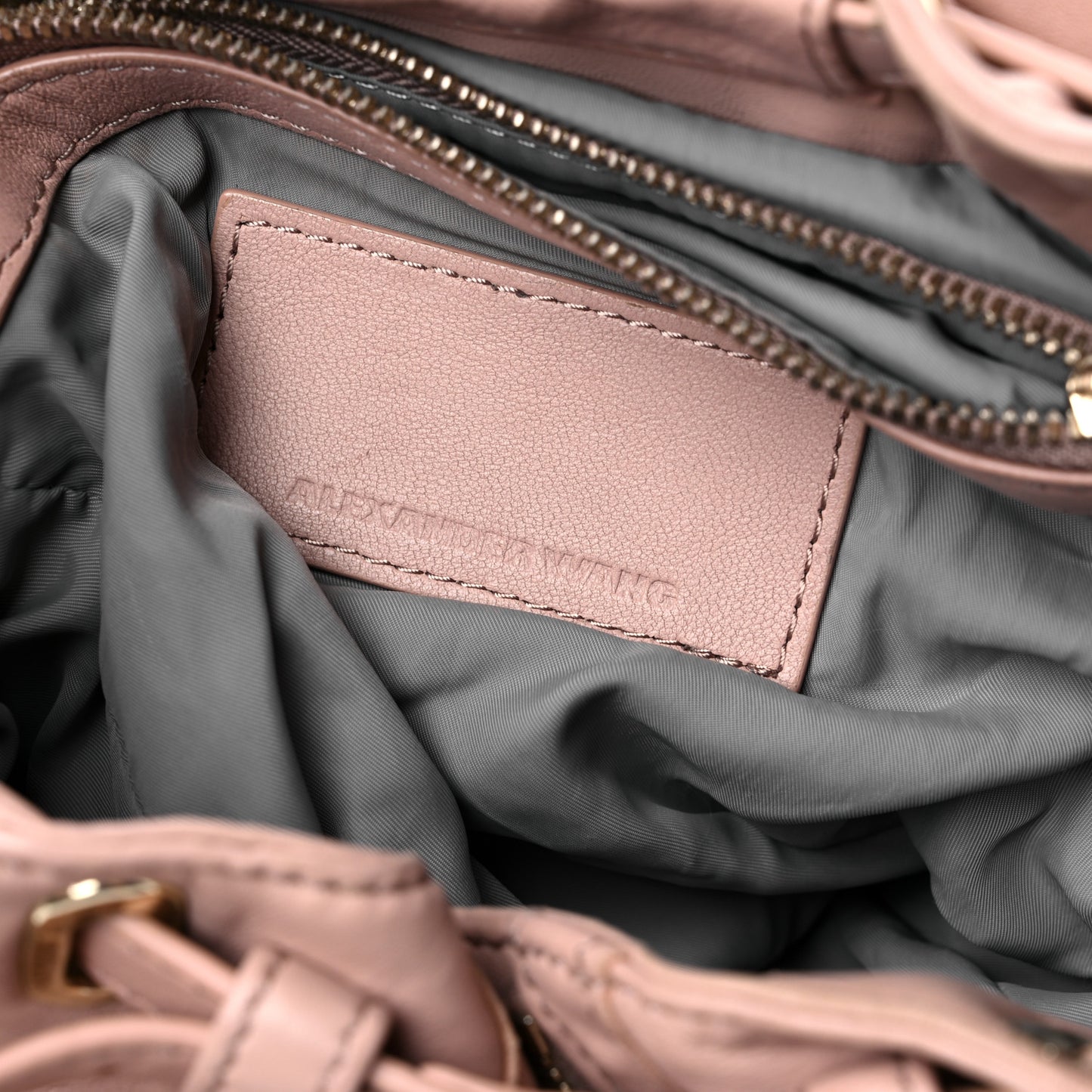 Lambskin Mini Marti Backpack Pink Gold Hardware