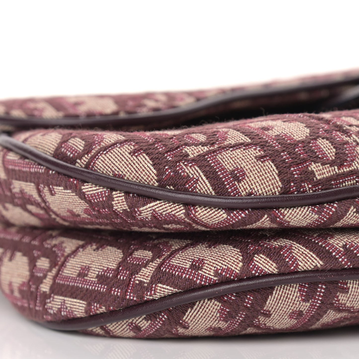 Oblique Saddle Bag Burgundy