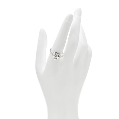 Gucci Sterling Silver Blind for Love Heart Band Ring 61 9.5 2 of 6