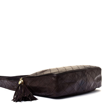 Chanel Lambskin Quilted Tassel Camera Bag Brown 3 of 8