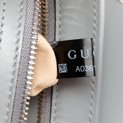 Gucci Calfskin Matelasse Aria Small GG Marmont Shoulder Bag Deep Grey 8 of 12