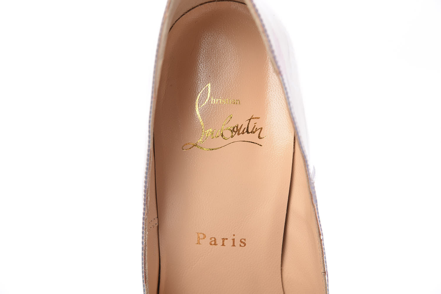 Christian Louboutin PVC Loubi Print So Kate 120 Pumps 38 Kraft 10 of 10