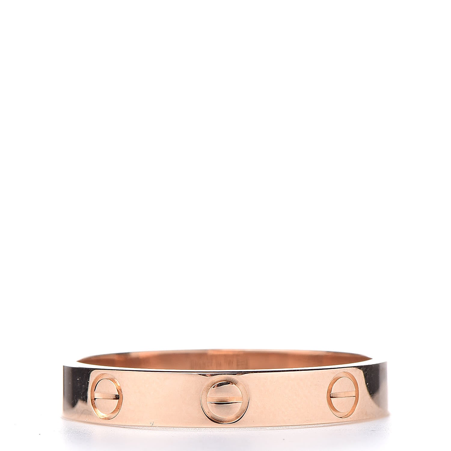 Cartier 18K Pink Gold 3.5mm LOVE Wedding Band Ring 60 9 3 of 5
