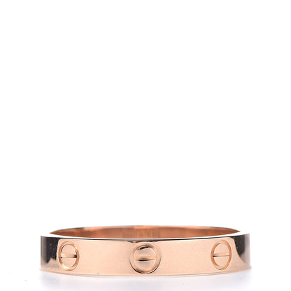 Cartier 18K Pink Gold 3.5mm LOVE Wedding Band Ring 60 9 3 of 5