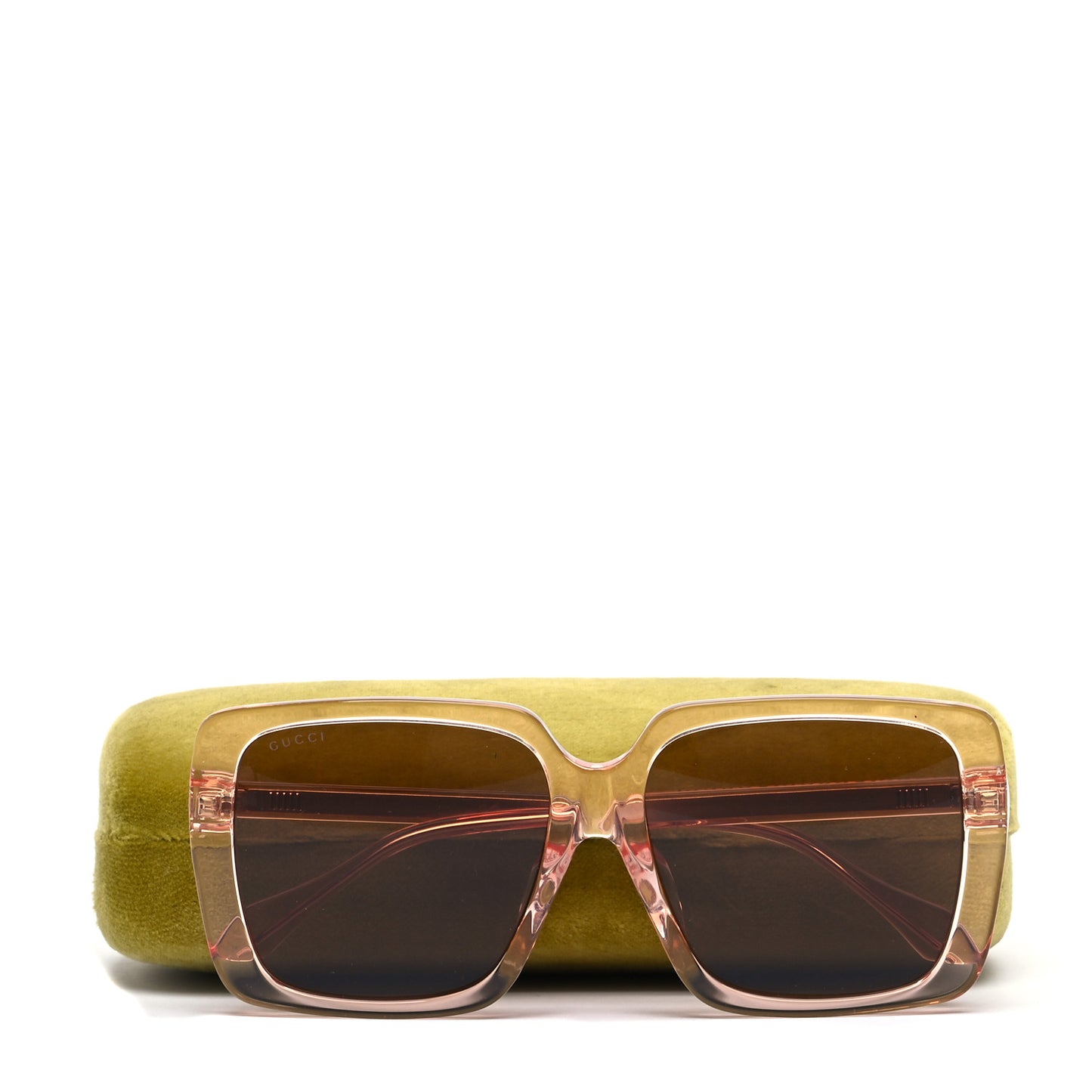 Acetate Square Frame Sunglasses GG0567SA Pink