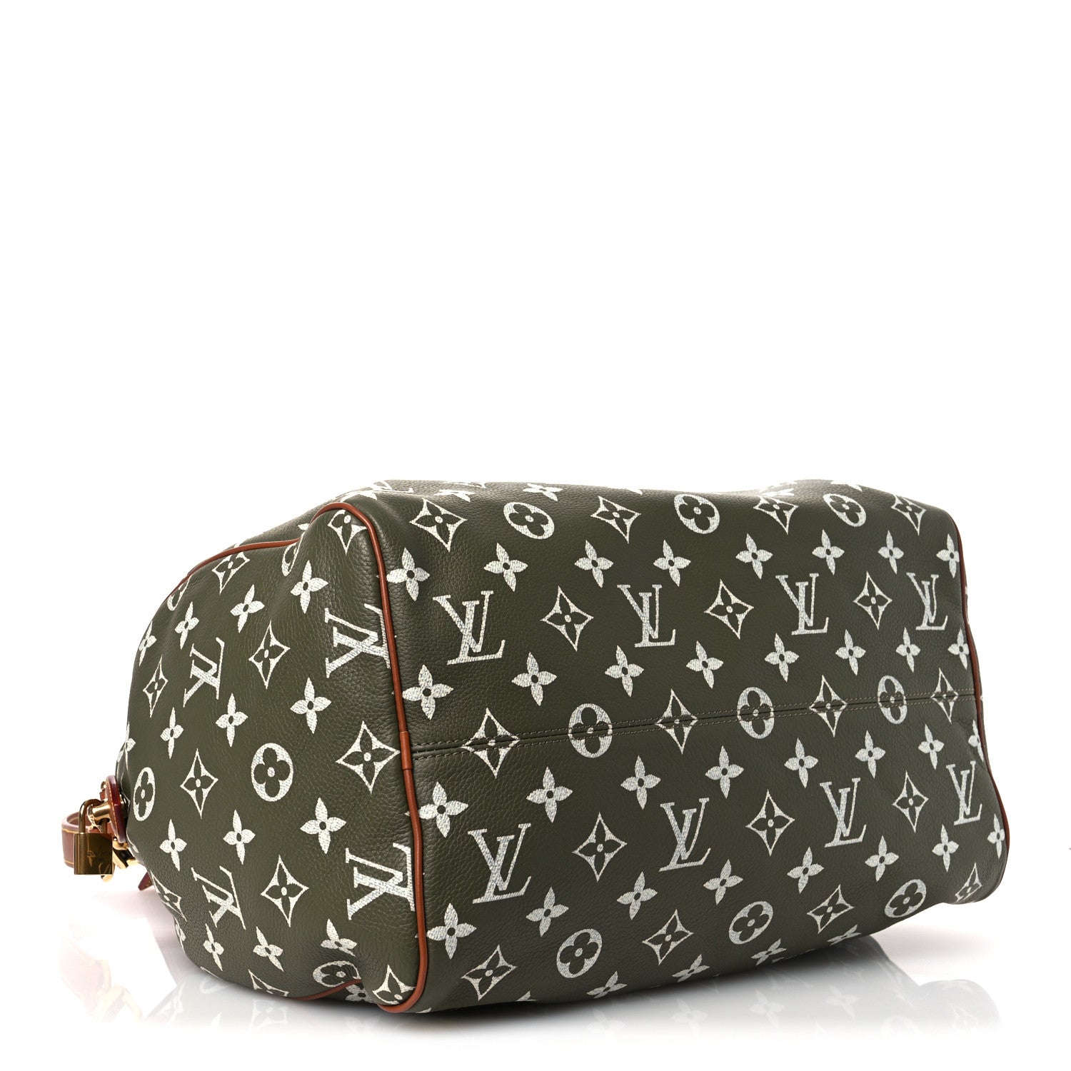 Louis Vuitton Calfskin Monogram Speedy P9 Bandouliere 40 Green