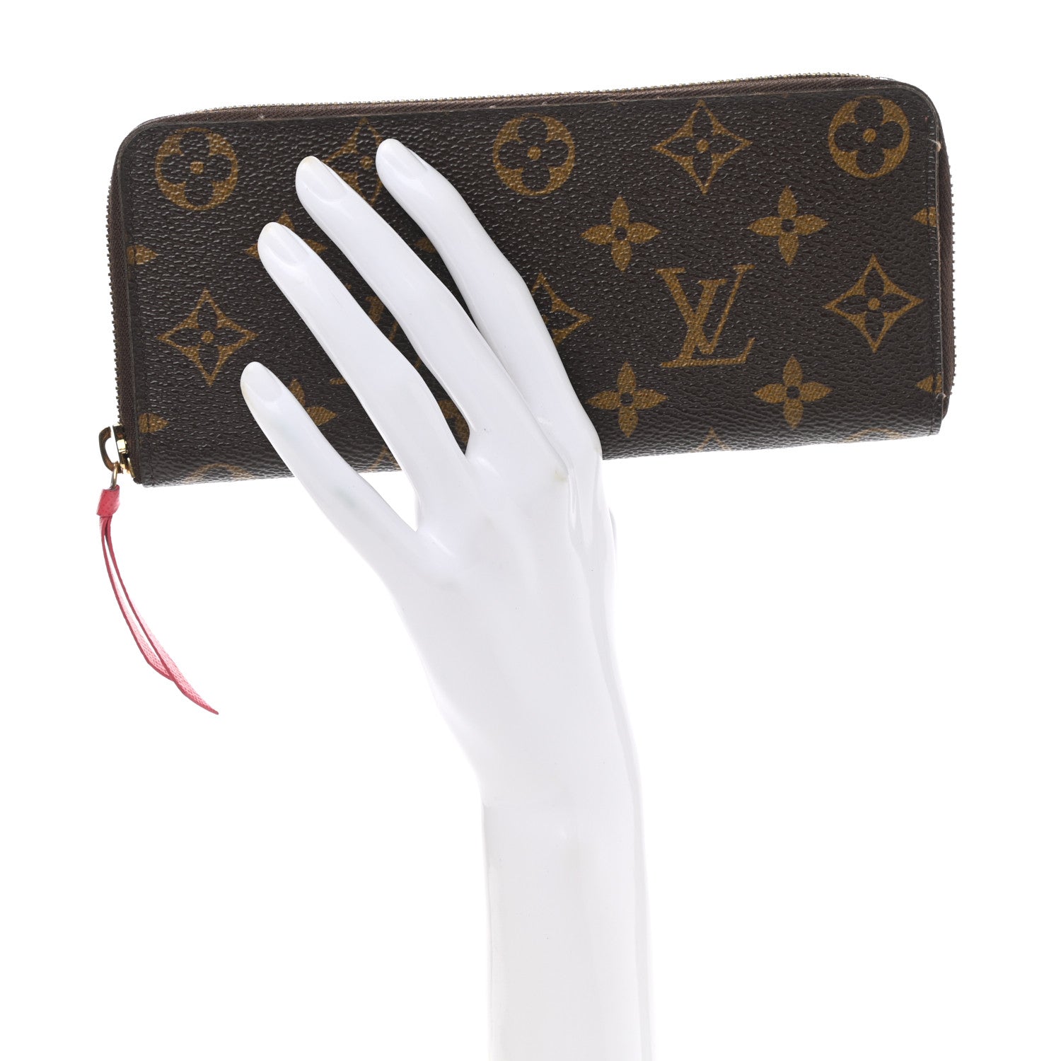 Louis Vuitton Monogram Clemence Wallet Fuchsia 2 of 8