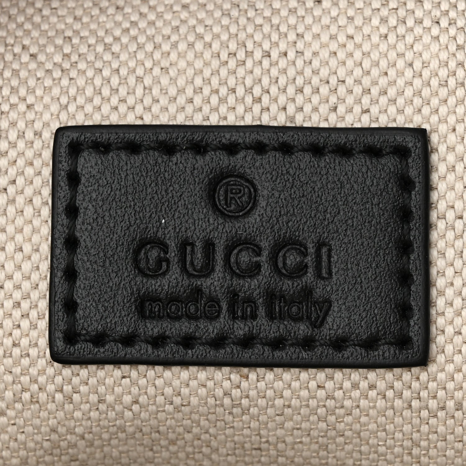 Gucci Calfskin GG Tennis Embossed Pocket Belt Bag Black 6 of 10