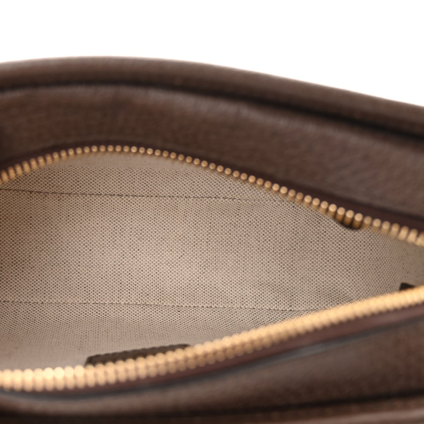Monogram Jumbo GG Textured Dollar Calfskin Web Mini Crossbody Bag Camel Ebony New Acero