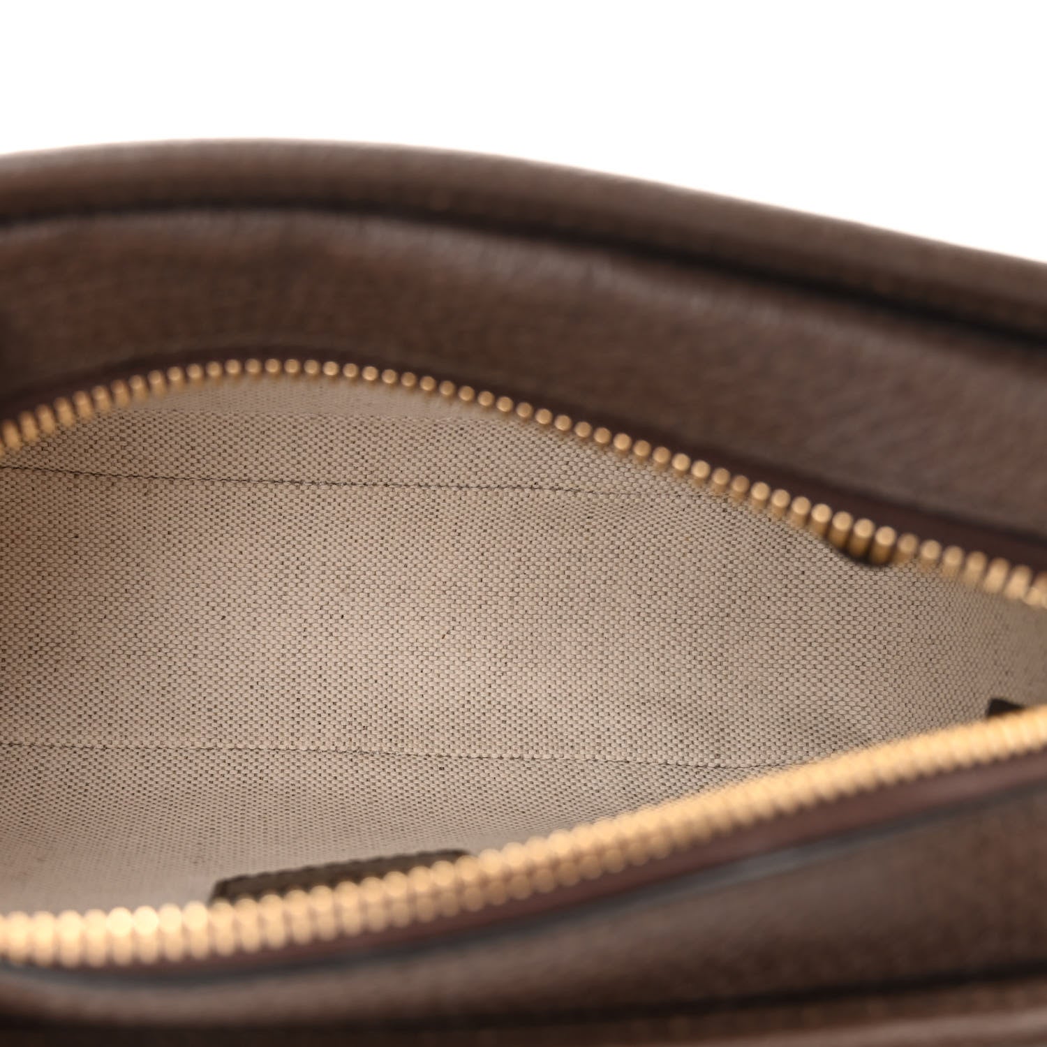 Gucci Monogram Jumbo GG Textured Dollar Calfskin Web Mini Crossbody Bag Camel Ebony New Acero 5 of 10