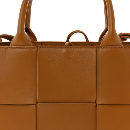 Bottega Veneta Nappa Maxi Intrecciato Mini Arco Tote Camel 8 of 10