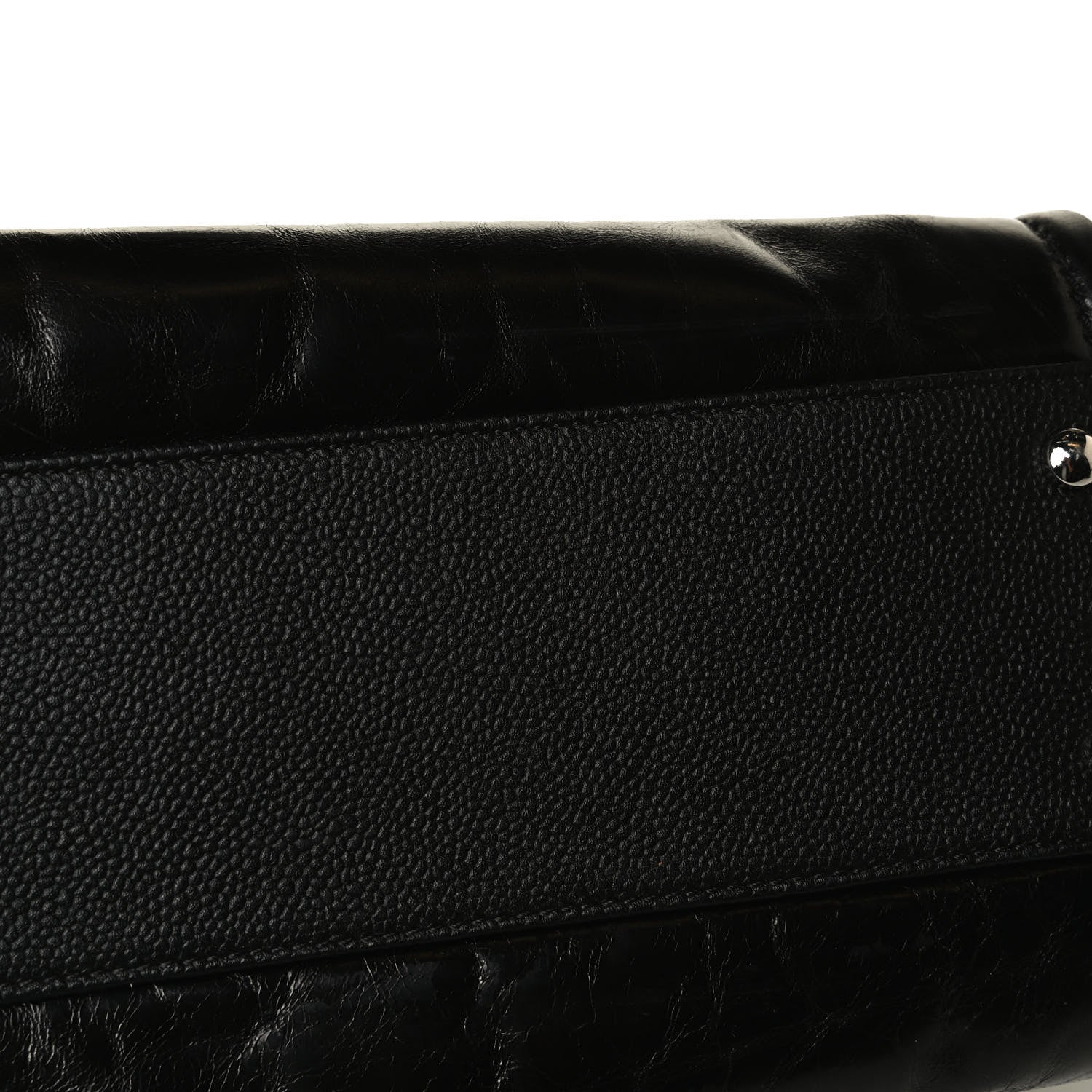 Chanel Glazed Calfskin Small Deauville Tote Black 20 of 21