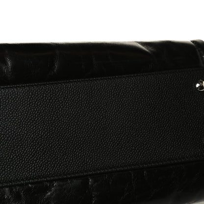 Chanel Glazed Calfskin Small Deauville Tote Black 20 of 21