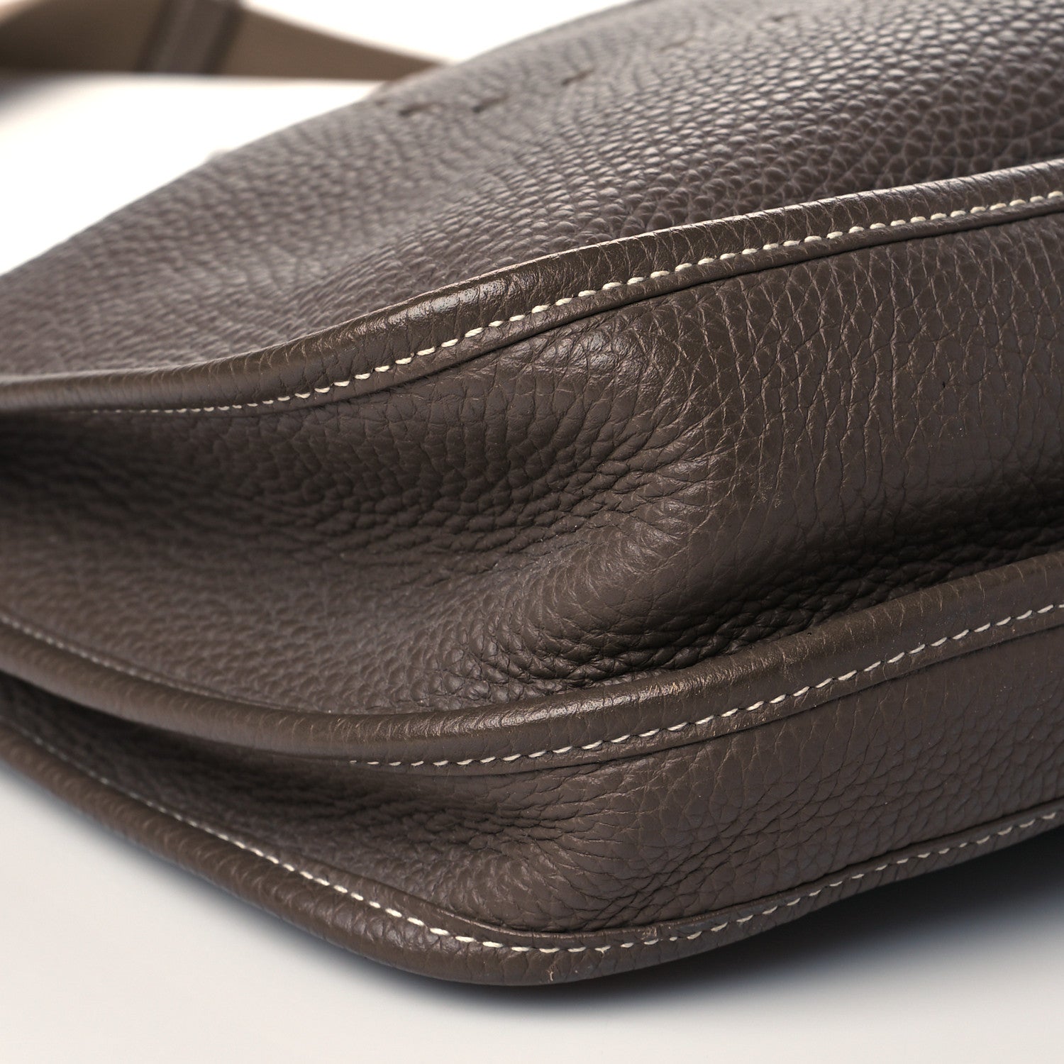 Hermes Taurillon Clemence Evelyne III TGM Etoupe 9 of 12