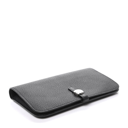 Hermes Togo Dogon Duo Wallet Black 4 of 8