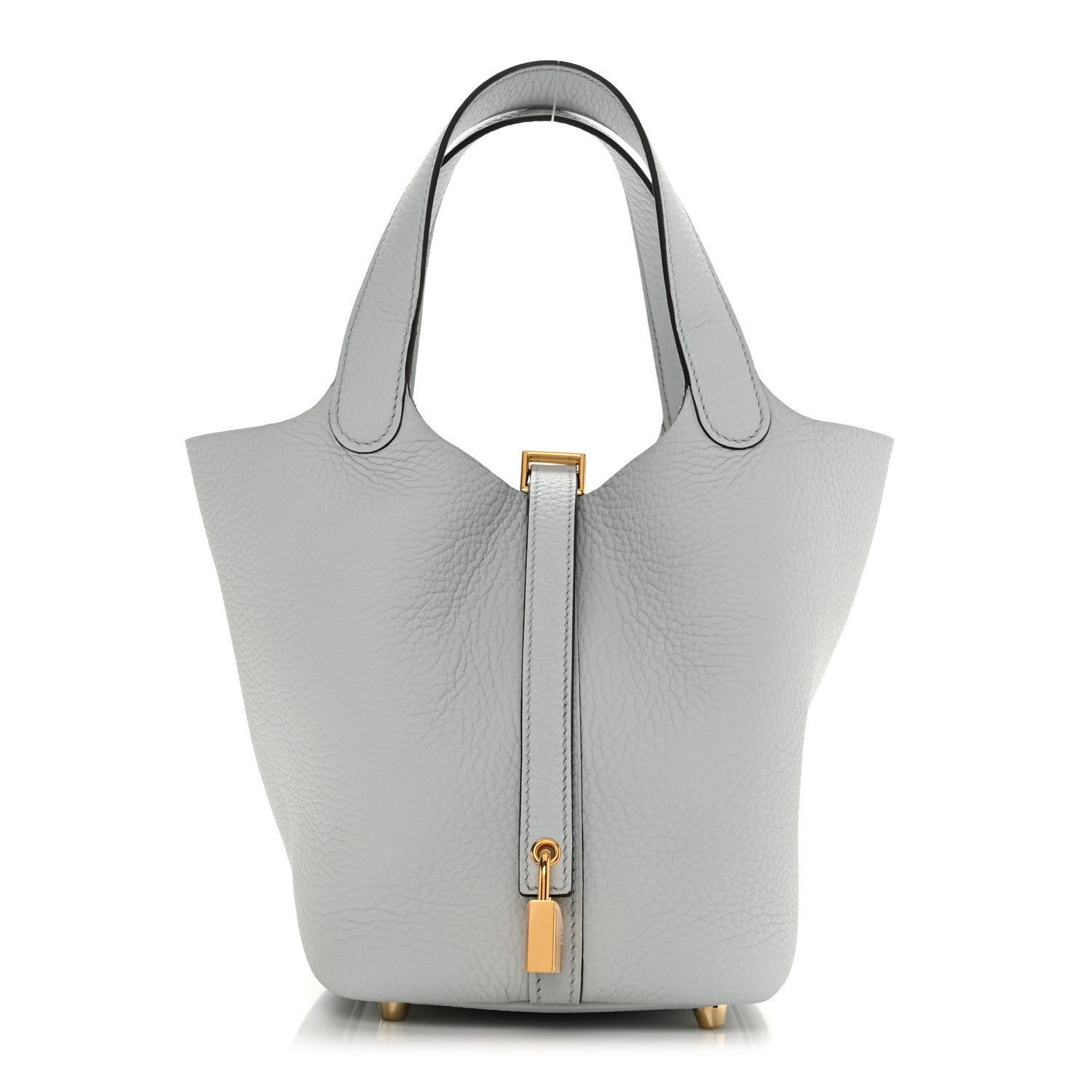Hermes Taurillon Clemence Picotin Lock 18 PM Bleu Pale 1 of 11