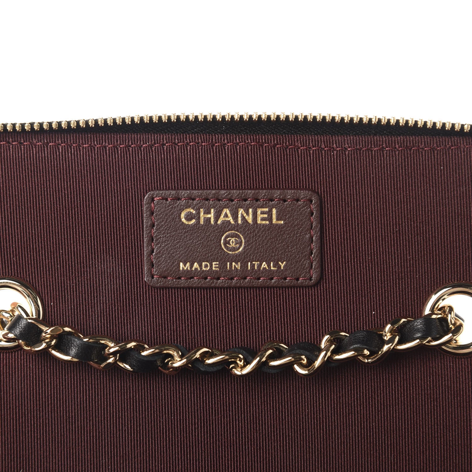 Chanel Lambskin Quilted Small Vanity Case With Chain Black 8 of 11