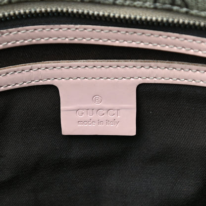 Gucci GG Supreme Monogram Medium Zippered Shopping Tote Pink 5 of 16