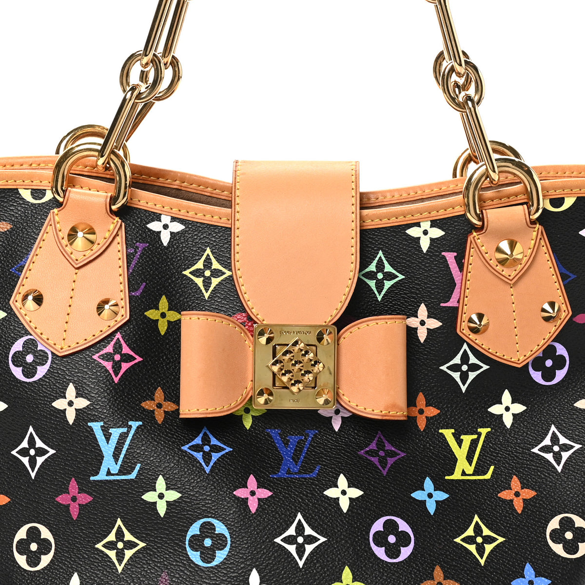 Monogram Multicolor Annie MM Black