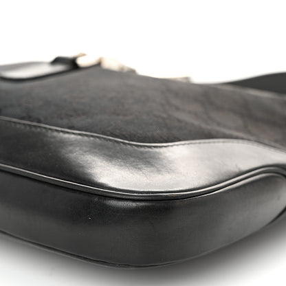 Gucci Monogram Small Jackie O Hobo Black 10 of 14