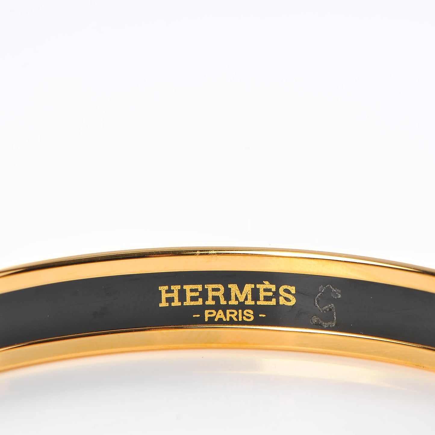 Enamel Narrow Caleche Bracelet 65 Rosso