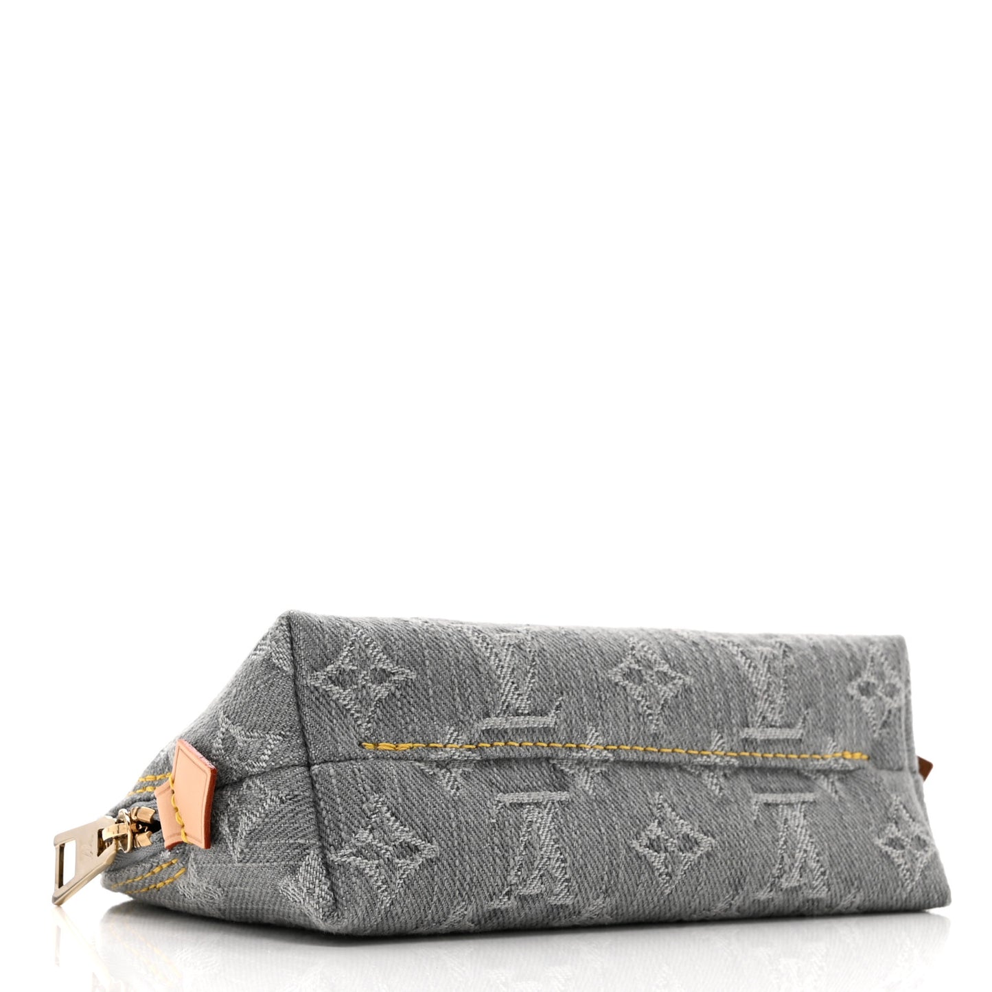 Denim Monogram Pochette Cosmetique PM Cloudy Grey