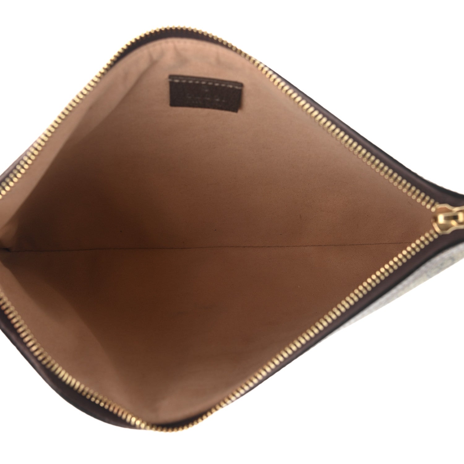 Gucci GG Supreme Monogram Large Ophidia Pouch Clutch Brown 5 of 11