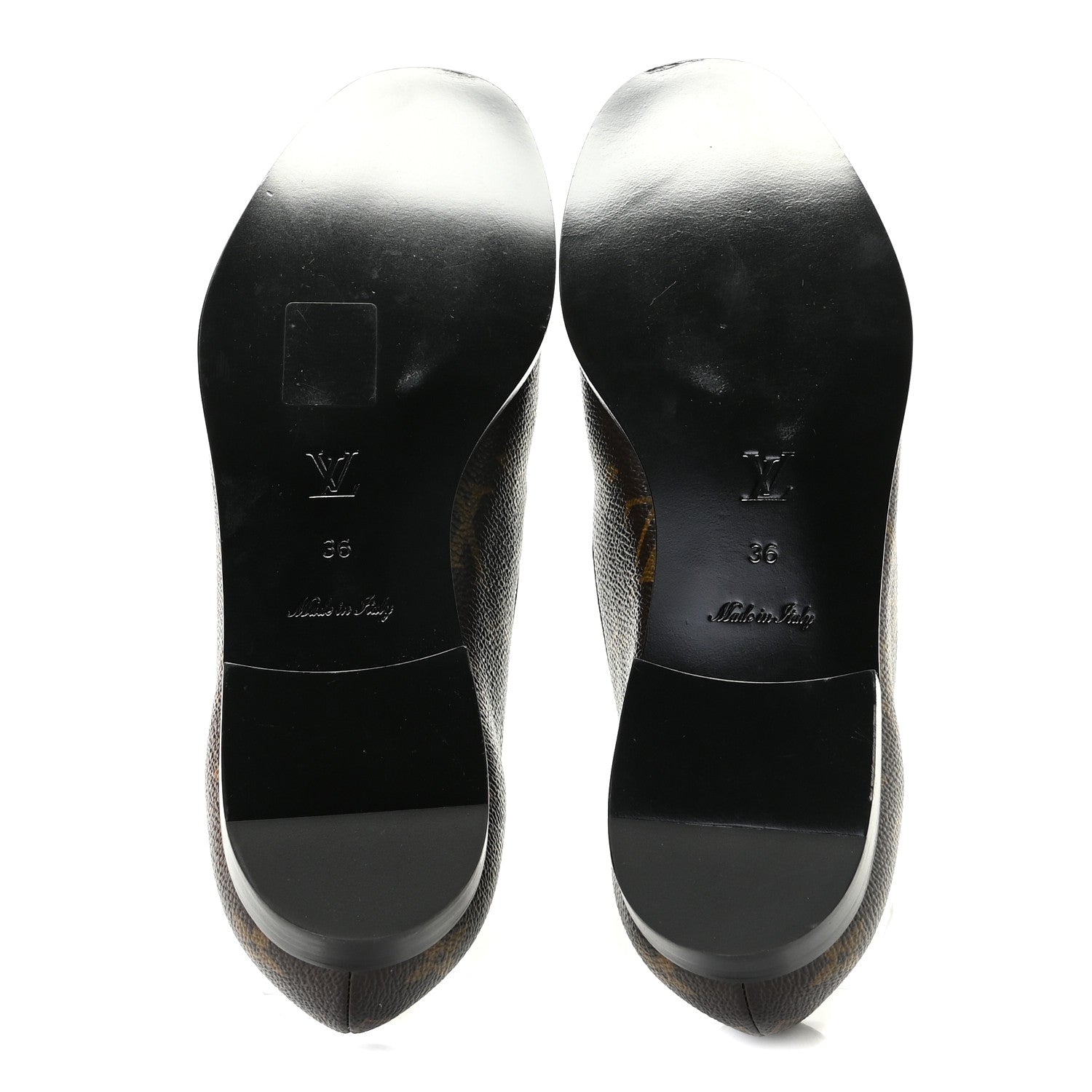 Louis Vuitton Monogram Society Loafers 36 7 of 10