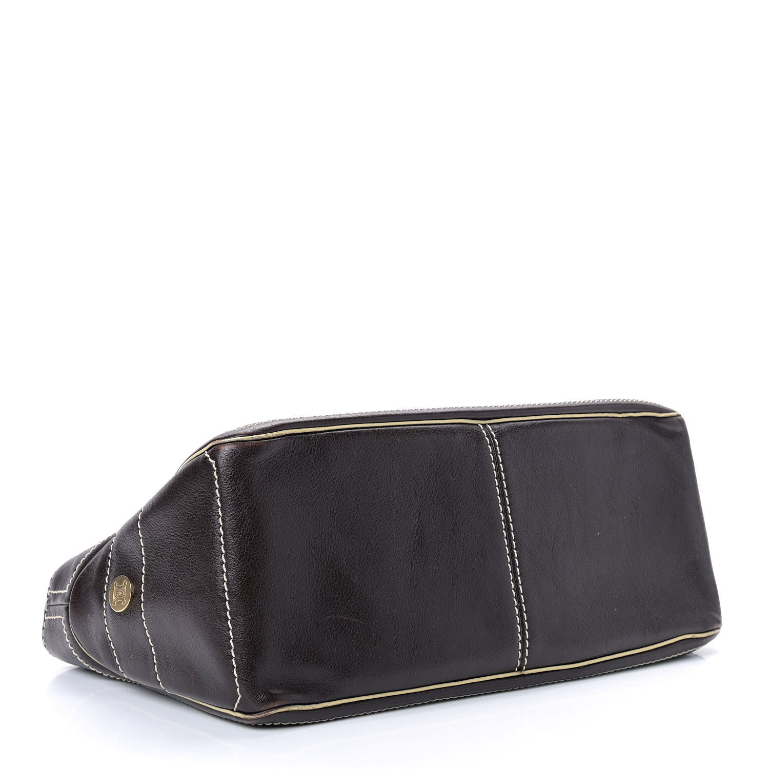 Celine Buffalo Boogie Satchel Brown 4 of 9