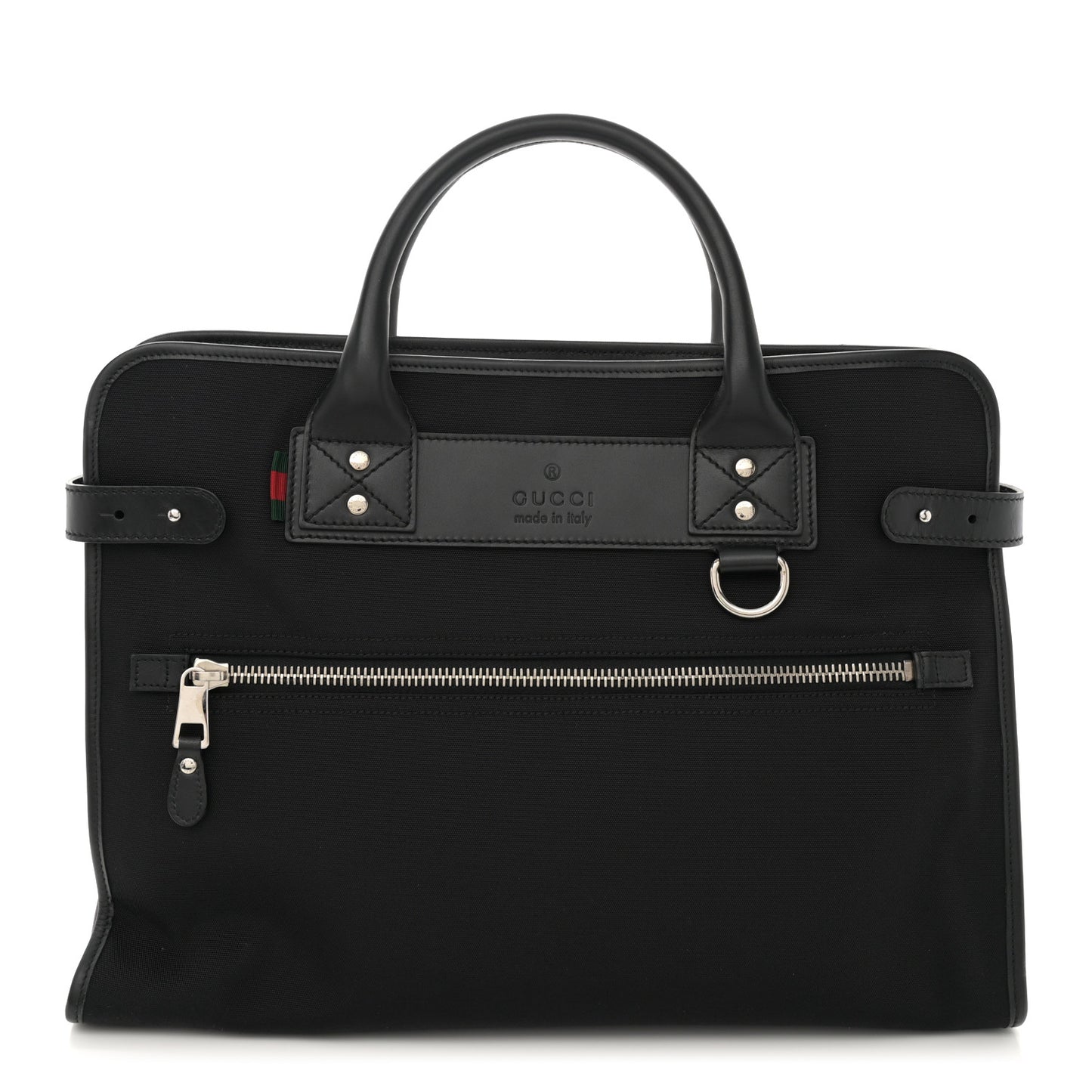 Nylon Web Briefcase Black