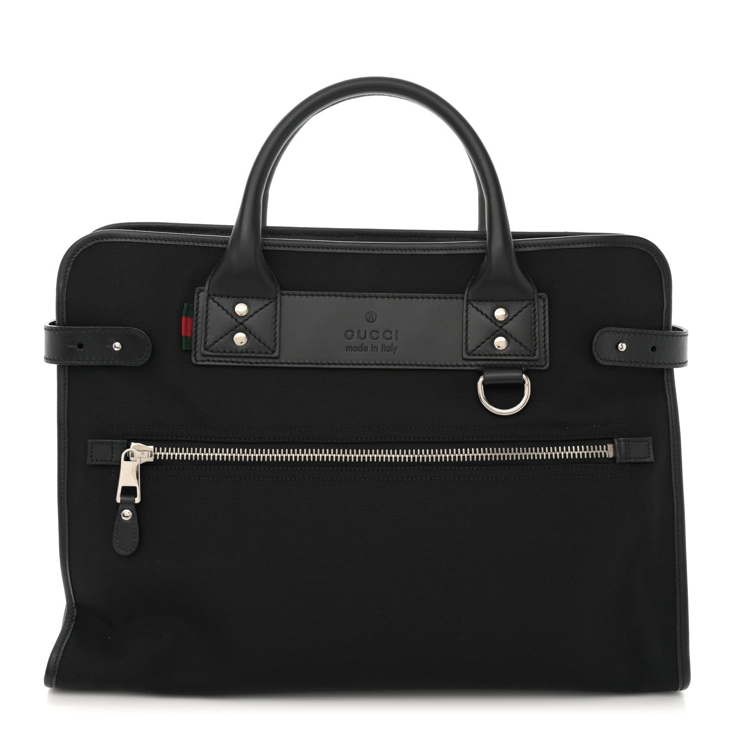 Gucci Nylon Web Briefcase Black 1 of 15