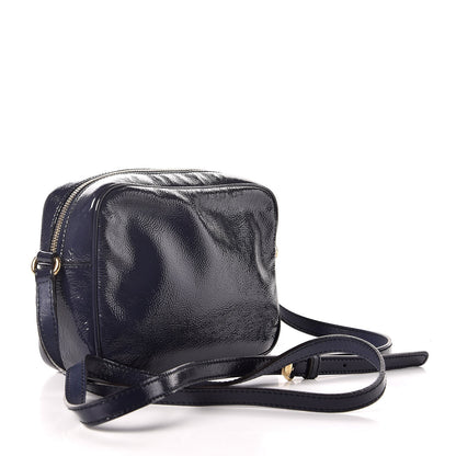 Gucci Vernice Naplack Small Soho Disco Bag Uniform Blue 3 of 7