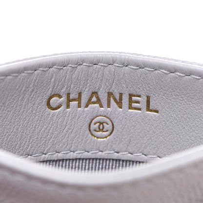 Chanel Caviar Quilted Card Holder Grey 6 of 8