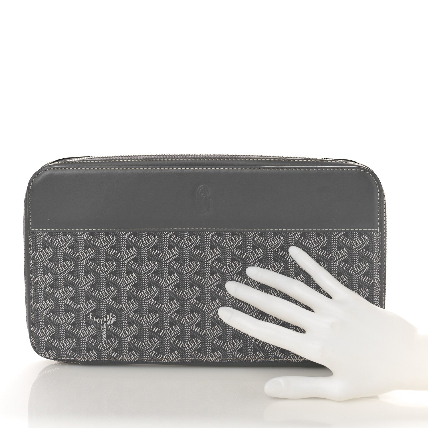 Goyard Goyardine Opera Wallet Grey 2 of 9