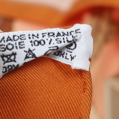Hermes Silk Grand Apparat Scarf 90 Orange 6 of 7