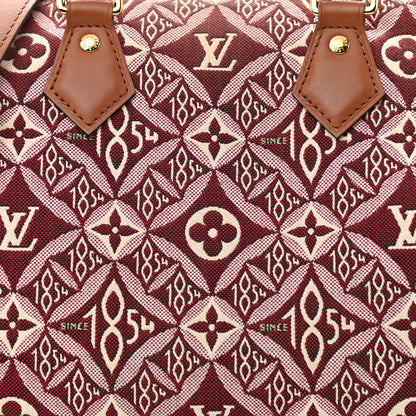 Louis Vuitton Jacquard Since 1854 Speedy Bandouliere 25 Bordeaux 8 of 13