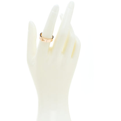 Hermes 18K Rose Gold Diamond PM Kelly Ring 55 7.25 2 of 4