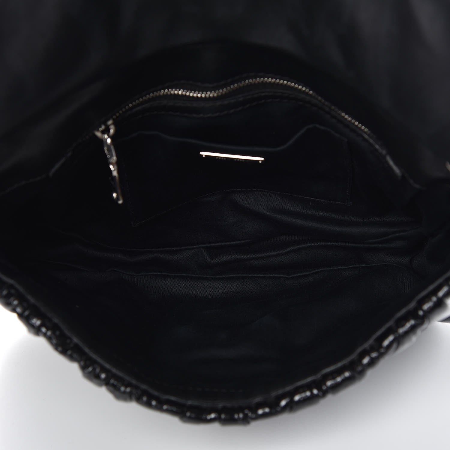 Miu Miu Vernice Matelasse Shoulder Bag Black 5 of 6