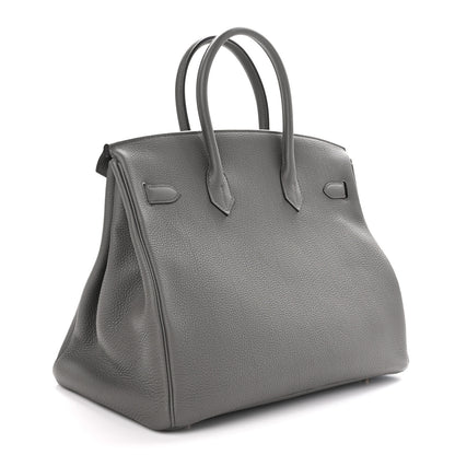 Hermes Togo Birkin 35 Etain 3 of 13