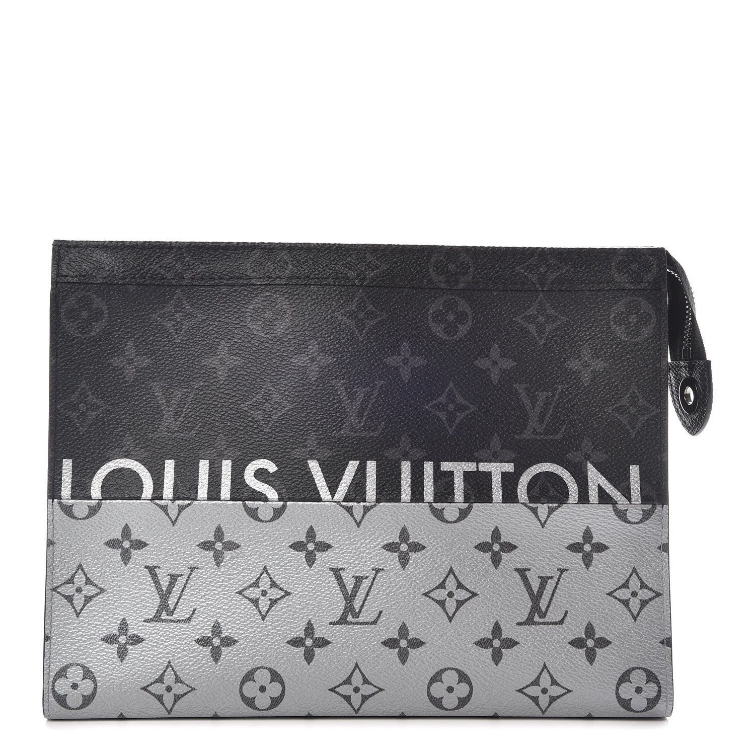 Louis Vuitton Monogram Eclipse Split Pochette Voyage MM 1 of 9