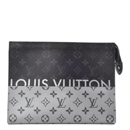 Louis Vuitton Monogram Eclipse Split Pochette Voyage MM 1 of 9