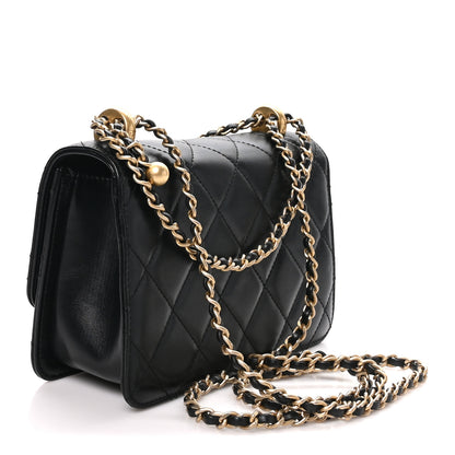 Chanel Calfskin Quilted Mini Perfect Fit Flap Black Black Black 3 of 11