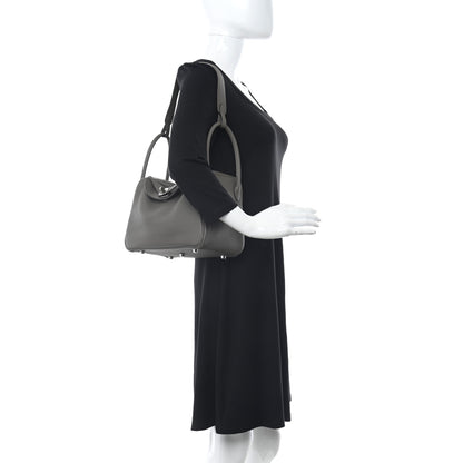 Hermes Taurillon Clemence Lindy 26 Etain 2 of 10
