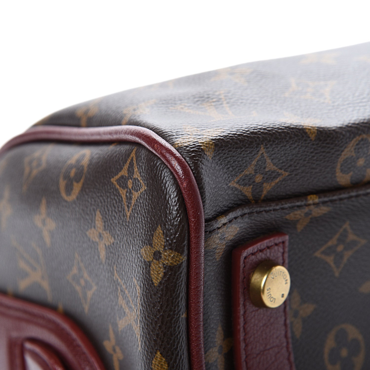Louis Vuitton Monogram Golden Arrow Speedy Burgundy 13 of 17