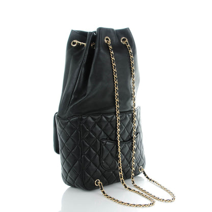Chanel Lambskin Quilted Large In Seoul Backpack Navy 3 of 7