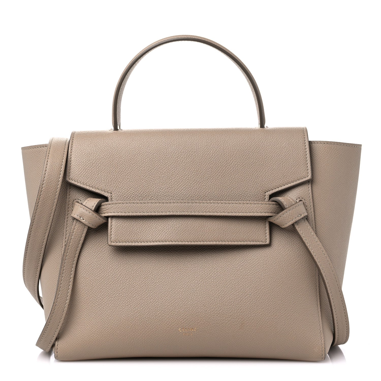 Celine Grained Calfskin Micro Belt Bag Beige 1 of 11