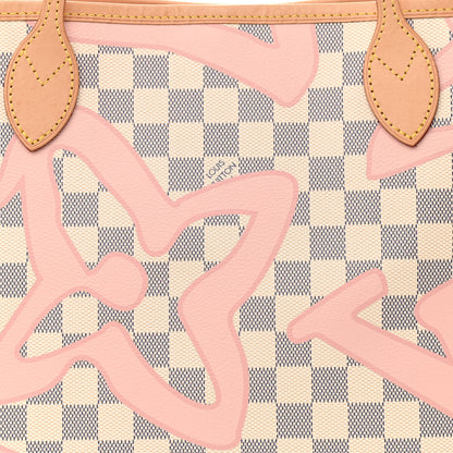 Louis Vuitton Damier Azur Tahitienne Neverfull MM 10 of 12