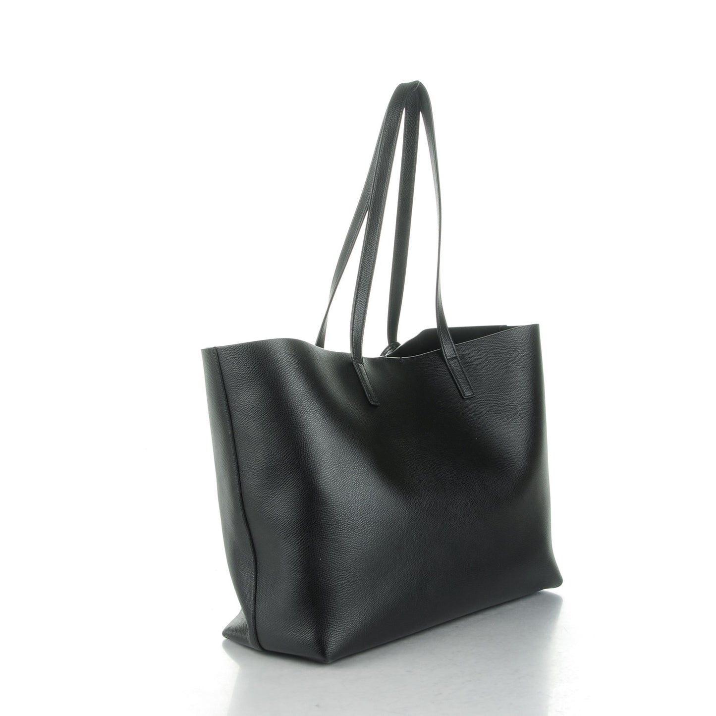Calfskin Large Shopping Tote Black