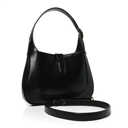 Gucci Boarded Dyana Lux Calfskin Small Jackie 1961 Hobo Black 3 of 9